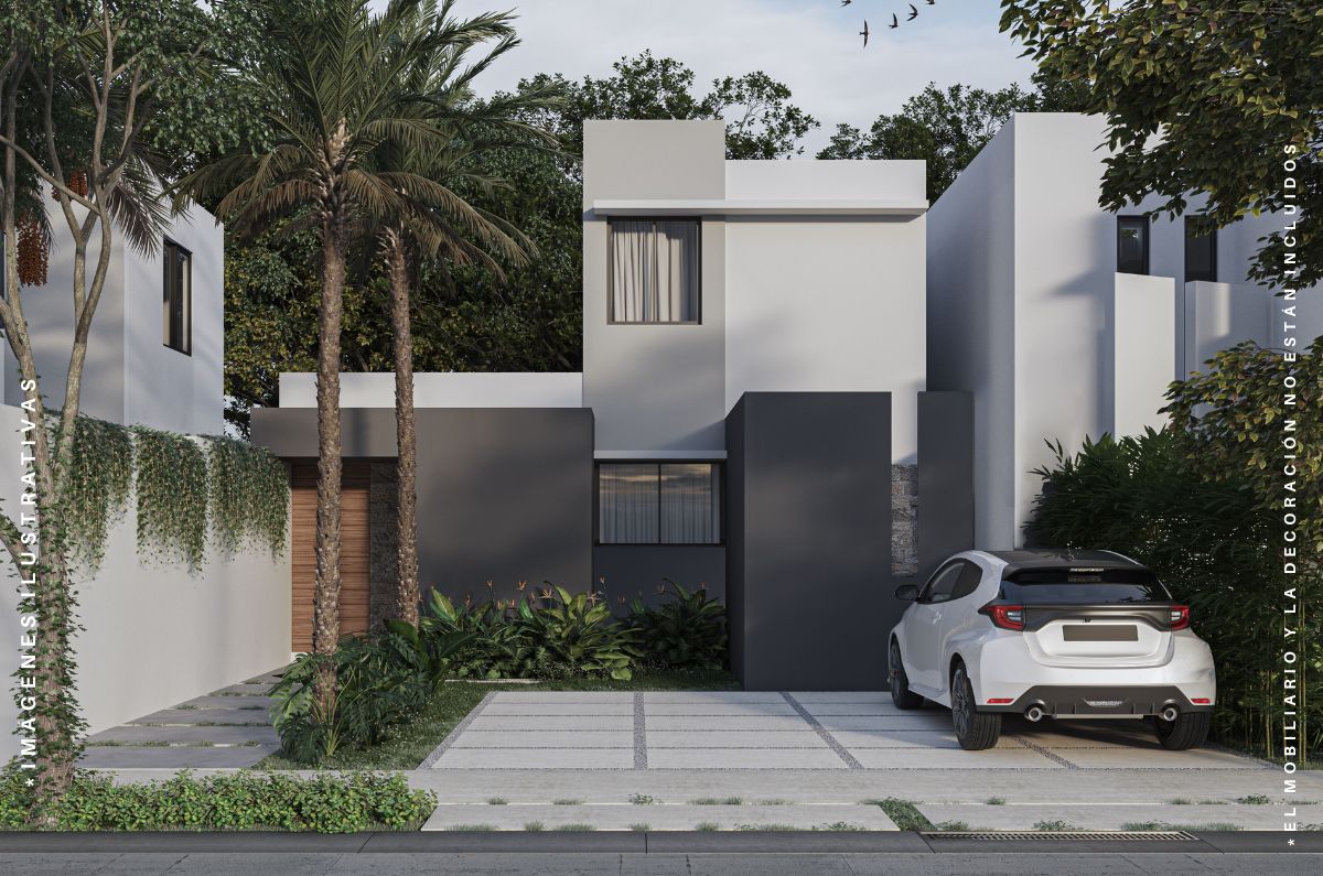 1753-Casa en venta Caucel Merida Santa Loreto de 2 plantas y recamara en planta baja.jpg